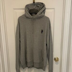 Polo Ralph Lauren Gray Hoodie with Iconic Embroidery